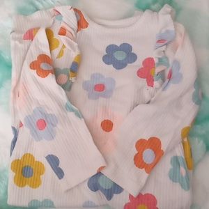 Baby girl one piece long sleeve